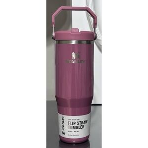 Stanley Ice Flow Flip Straw Tumbler 30oz, PORT SHIMMER PINK